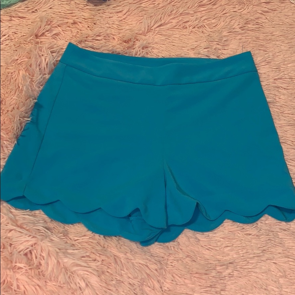 Scalloped shorts